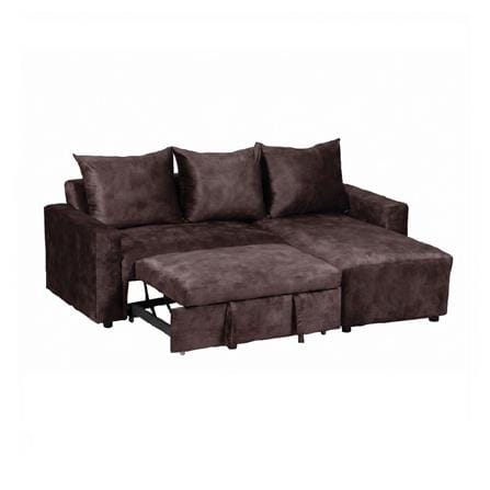 โซฟาเข้ามุมขวา AS FURNITURE LAUGH สีน้ำตาล_3
