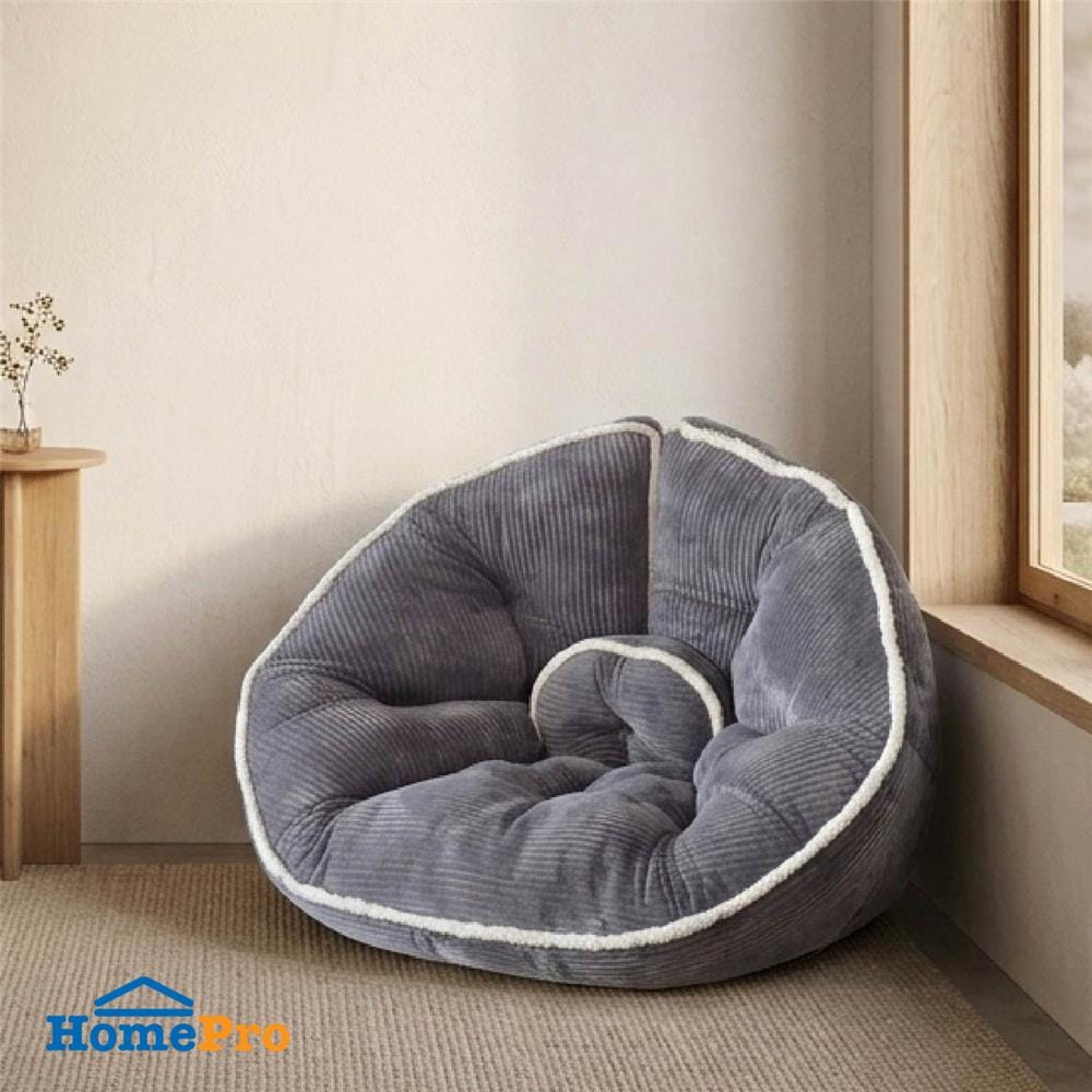 เบาะรองนั่ง HOME LIVING STYLE MOJI 34x43 นิ้ว สีเทา