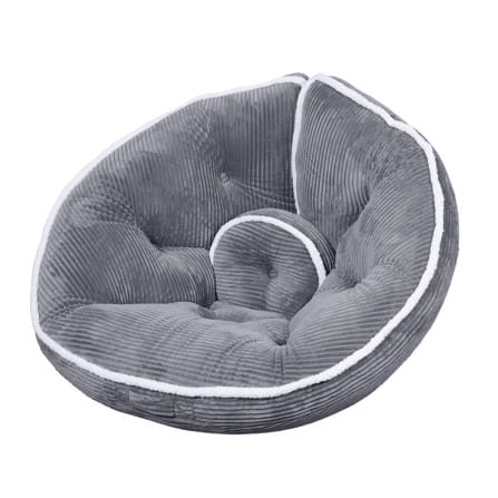 เบาะรองนั่ง HOME LIVING STYLE MOJI 34x43 นิ้ว สีเทา_1
