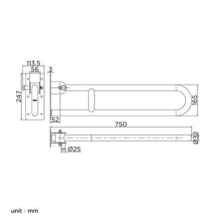 ราวมือจับ KARAT FAUCET KB-12-839-ST(S1)_3