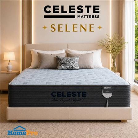 ที่นอนพ็อกเก็ตสปริง 6 ฟุต CELESTE MATTRESS SELENE (พร้อมชุดเครื่องนอน 10 ชิ้น)_3