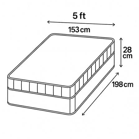 ที่นอนสปริง 5 ฟุต CELESTE MATTRESS SOLARA (พร้อมชุดเครื่องนอน 10 ชิ้น)_7