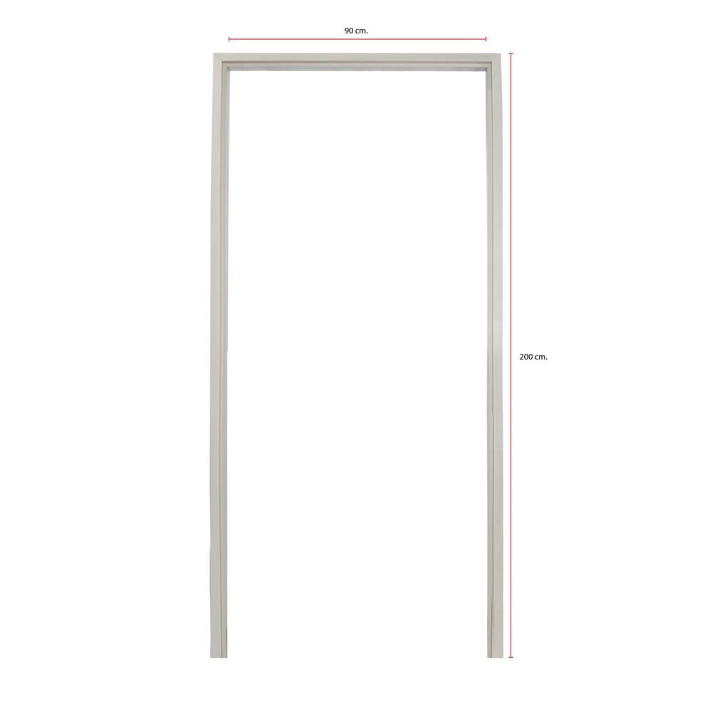 วงกบประตู WPC AZLE 90x200 ซม. สี PEARL WHITE