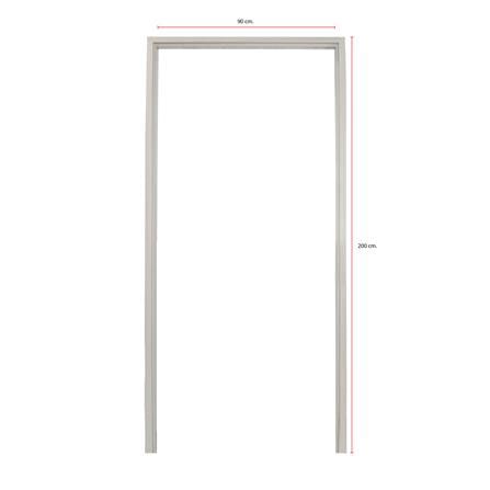 วงกบประตู WPC AZLE 90x200 ซม. สี PEARL WHITE_4