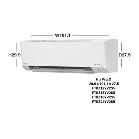 แอร์ผนัง DAIKIN FTKZ18YV2S5 18100 บีทียู อินเวอร์เตอร์_4