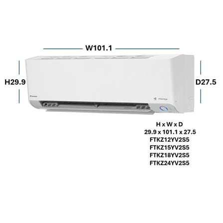 แอร์ผนัง DAIKIN FTKZ15YV2S5 15000 บีทียู อินเวอร์เตอร์_4