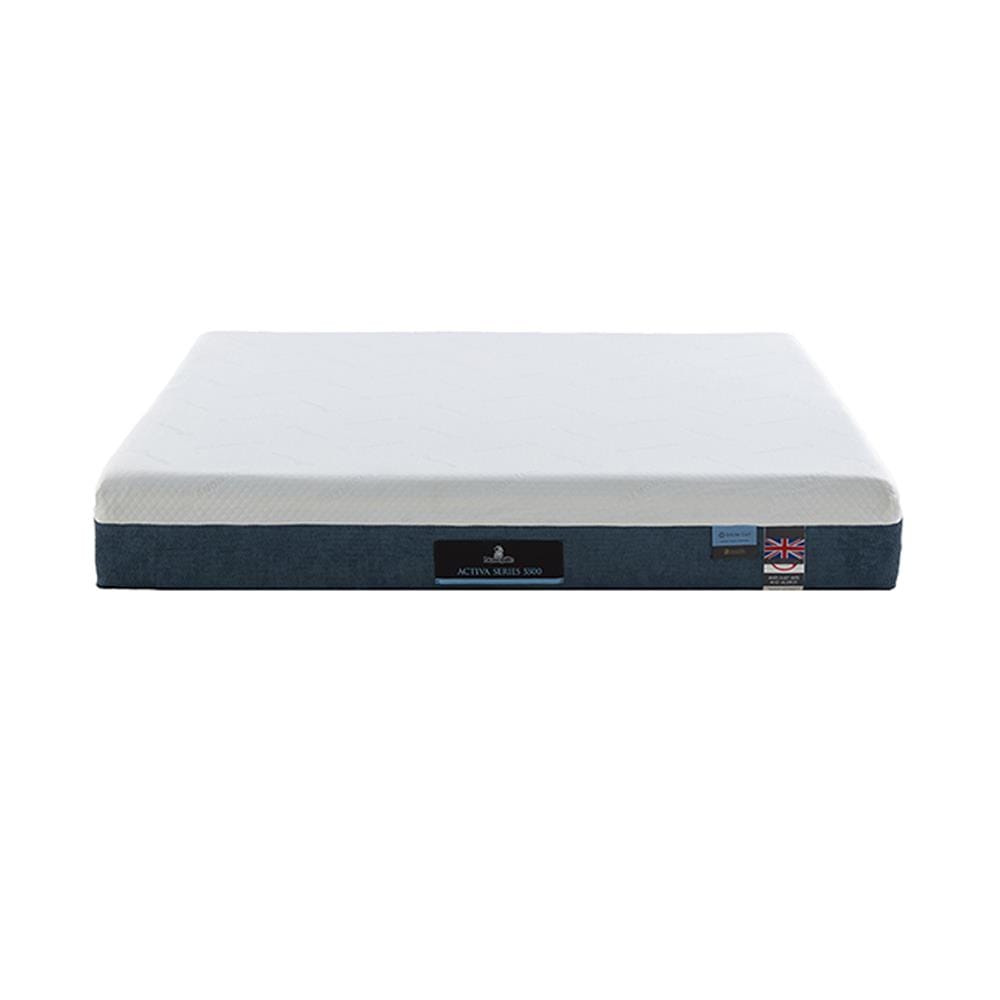 ที่นอนไฮบริด 5 ฟุต DUNLOPILLO ACTIVA SERIES 5500 (พร้อมหมอนหนุน 2 ใบ)