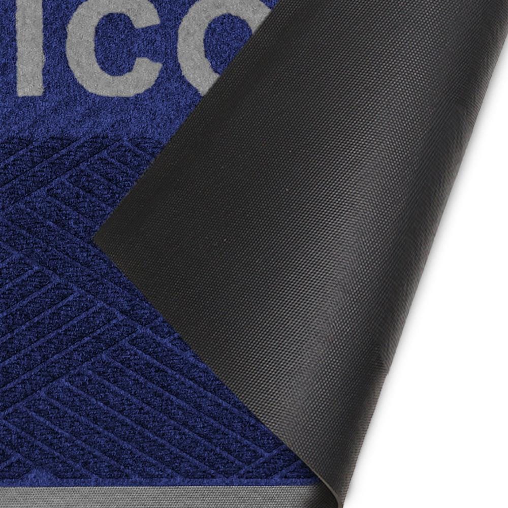 พรมเช็ดเท้าดักฝุ่น KLEEN-TEX KLEEN STEP 57x88 ซม. สี BLUE/GREY