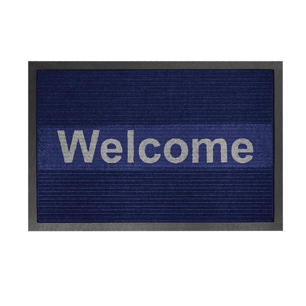 พรมเช็ดเท้าดักฝุ่น KLEEN-TEX KLEEN STEP 90x145 ซม. สี BLUE/GREY