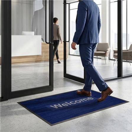 พรมเช็ดเท้าดักฝุ่น KLEEN-TEX KLEEN STEP 90x145 ซม. สี BLUE/GREY_4