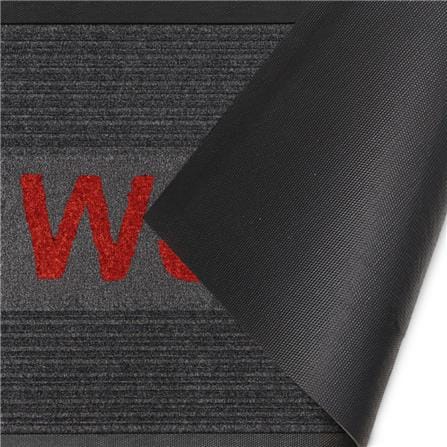 พรมเช็ดเท้าดักฝุ่น KLEEN-TEX KLEEN STEP 60x90 ซม. สี GREY/RED_1