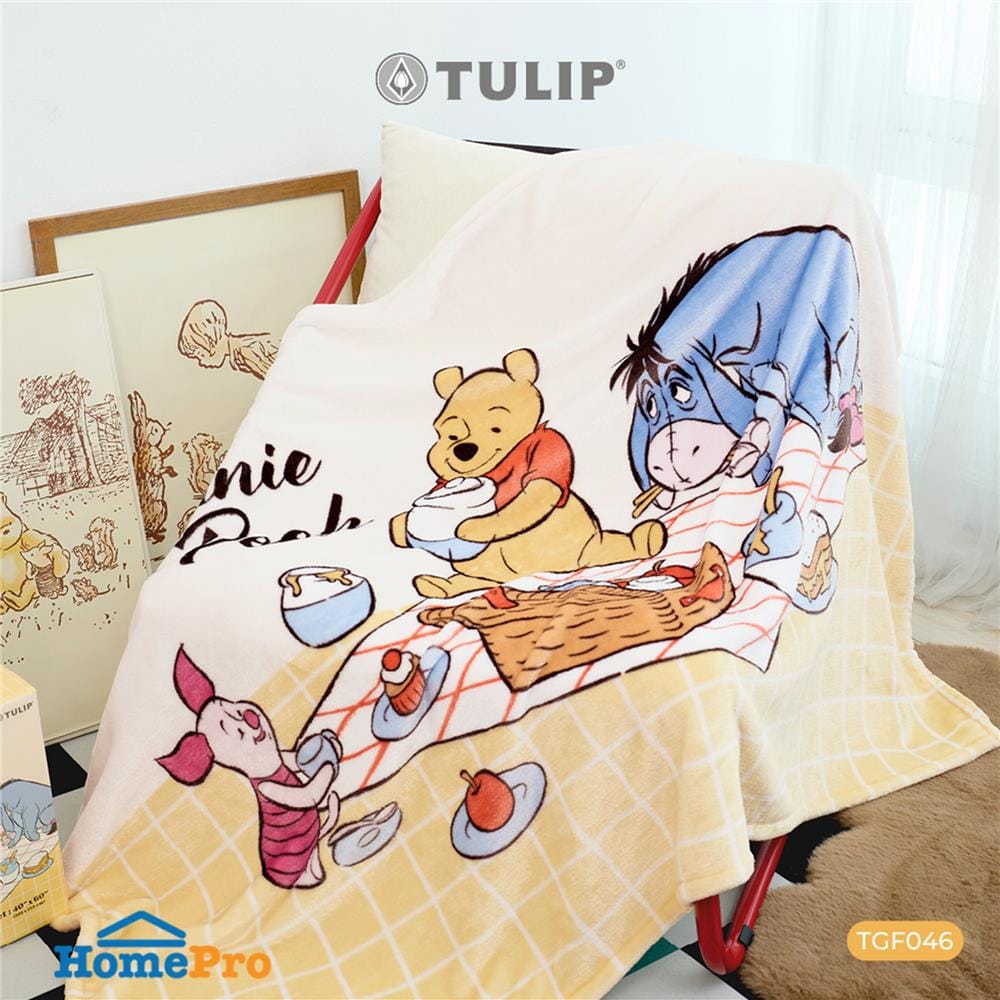 ผ้าห่ม TULIP WINNIE THE POOH 40x60 นิ้ว 02106-TFG46