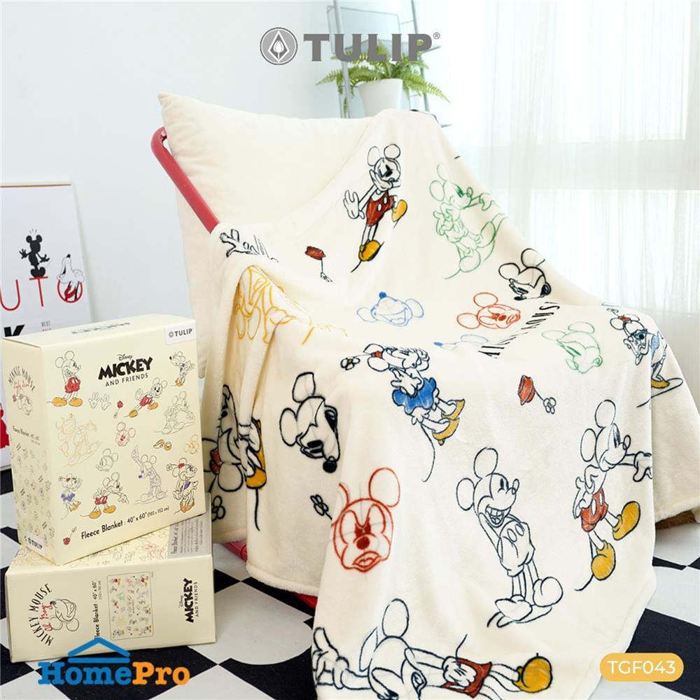 ผ้าห่ม TULIP MICKEY 40x60 นิ้ว 02106-TFG43