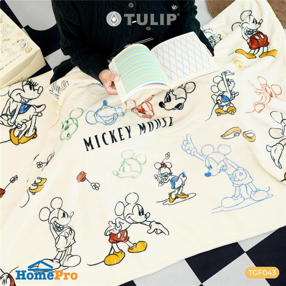 ผ้าห่ม TULIP MICKEY 40x60 นิ้ว 02106-TFG43