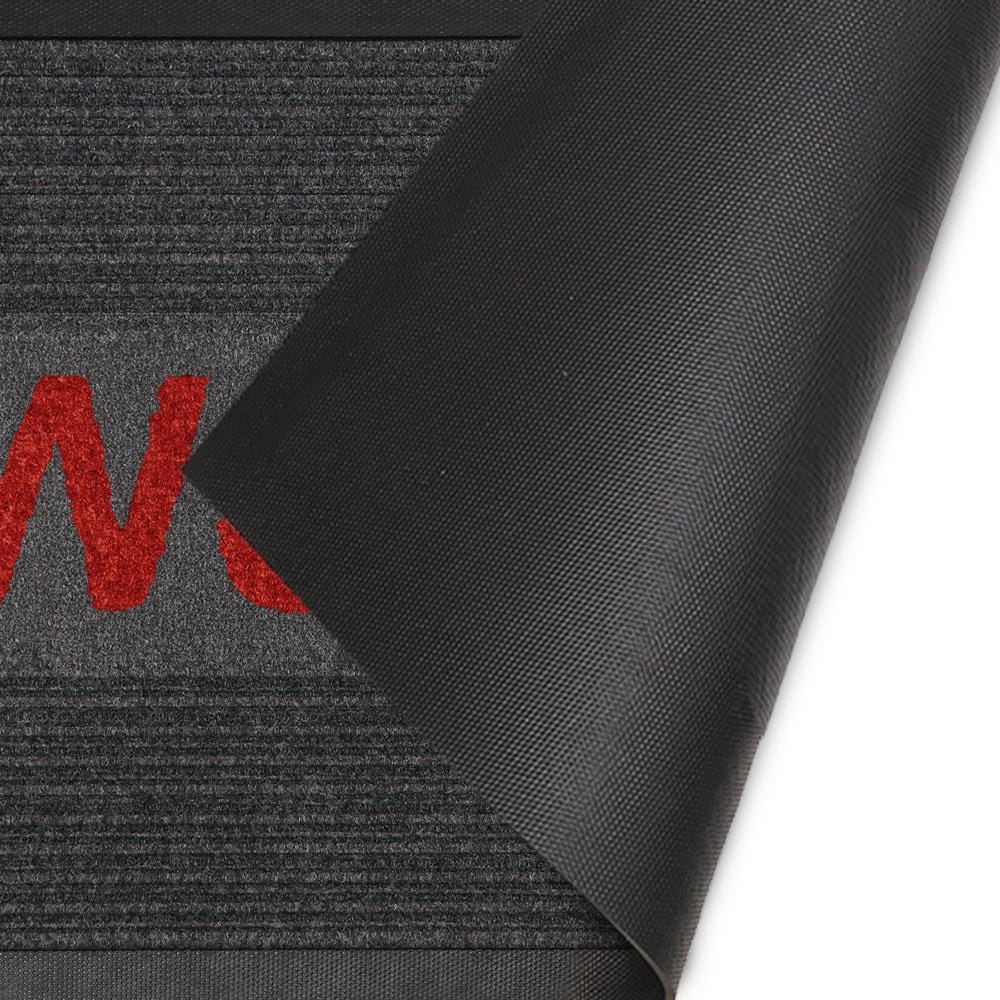 พรมเช็ดเท้าดักฝุ่น KLEEN-TEX KLEEN STEP 45x75 ซม. สี GREY/RED