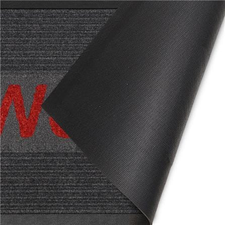 พรมเช็ดเท้าดักฝุ่น KLEEN-TEX KLEEN STEP 45x75 ซม. สี GREY/RED_1