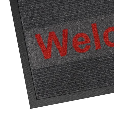 พรมเช็ดเท้าดักฝุ่น KLEEN-TEX KLEEN STEP 45x75 ซม. สี GREY/RED_2