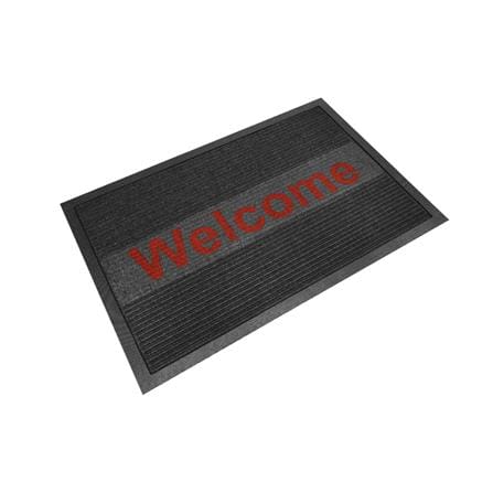 พรมเช็ดเท้าดักฝุ่น KLEEN-TEX KLEEN STEP 45x75 ซม. สี GREY/RED_4