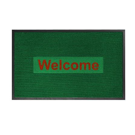 พรมเช็ดเท้าดักฝุ่น KLEEN-TEX KLEEN STEP 90x145 ซม. สี GREEN/RED_0