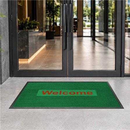 พรมเช็ดเท้าดักฝุ่น KLEEN-TEX KLEEN STEP 90x145 ซม. สี GREEN/RED_4