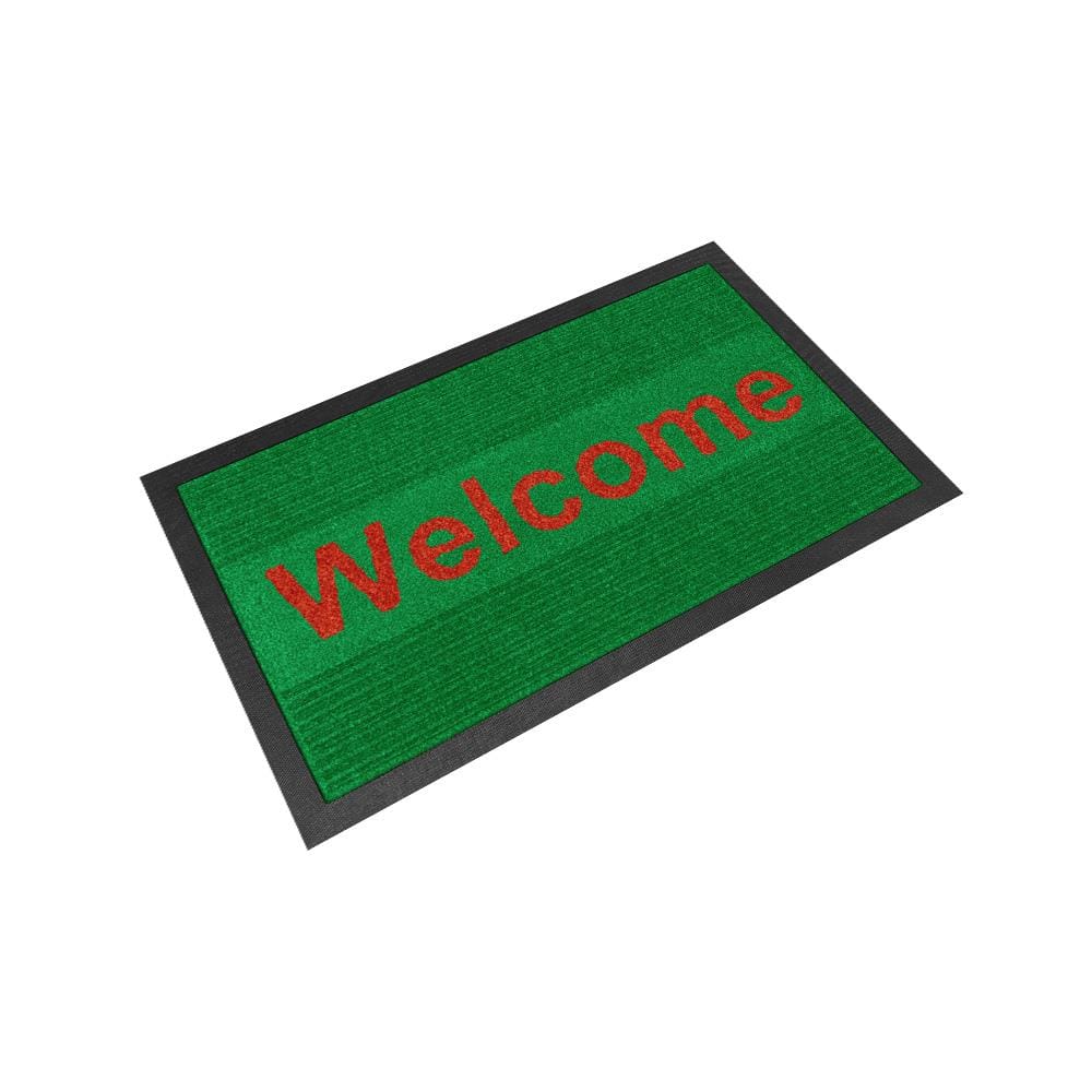 พรมเช็ดเท้าดักฝุ่น KLEEN-TEX KLEEN STEP 60x90 ซม. สี GREEN/RED