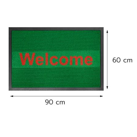 พรมเช็ดเท้าดักฝุ่น KLEEN-TEX KLEEN STEP 60x90 ซม. สี GREEN/RED_7