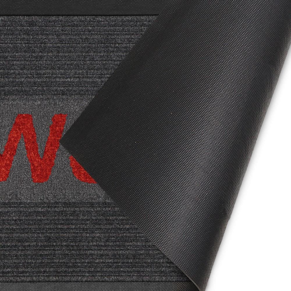 พรมเช็ดเท้าดักฝุ่น KLEEN-TEX KLEEN STEP 90x145 ซม. สี GREY/RED