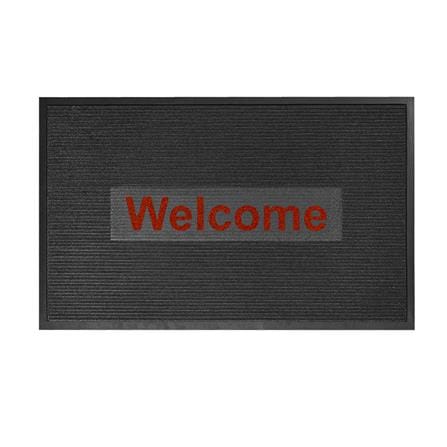 พรมเช็ดเท้าดักฝุ่น KLEEN-TEX KLEEN STEP 90x145 ซม. สี GREY/RED_0