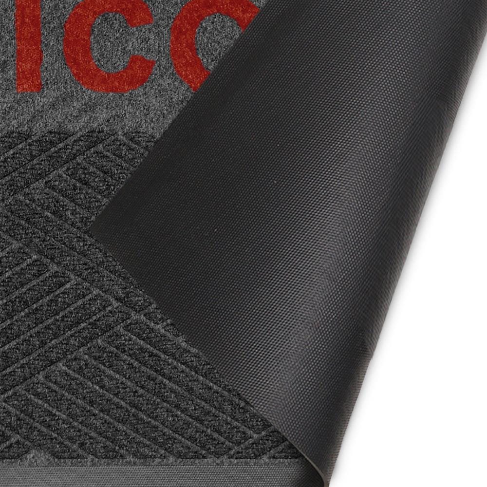 พรมเช็ดเท้าดักฝุ่น KLEEN-TEX KLEEN STEP 88x146 ซม. สีเทาเข้ม