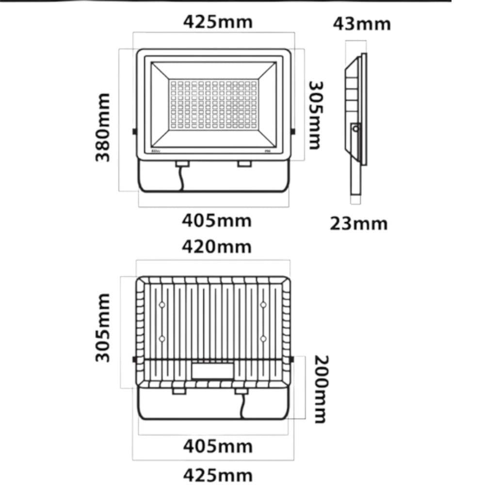 สปอตไลท์ภายนอก LED LUMAX ECOPRO2 300 วัตต์ DAYLIGHT