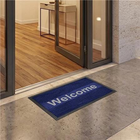 พรมเช็ดเท้าดักฝุ่น KLEEN-TEX KLEEN STEP 60x90 ซม. สี BLUE/GREY_4