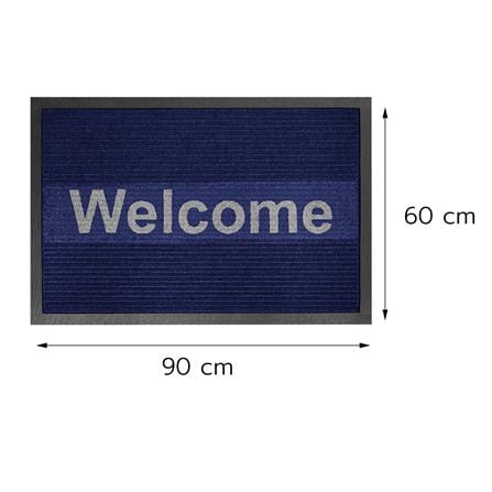 พรมเช็ดเท้าดักฝุ่น KLEEN-TEX KLEEN STEP 60x90 ซม. สี BLUE/GREY_7