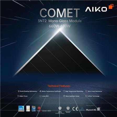 แผงโซลาร์เซลล์ 670 วัตต์ AIKO ABC_3