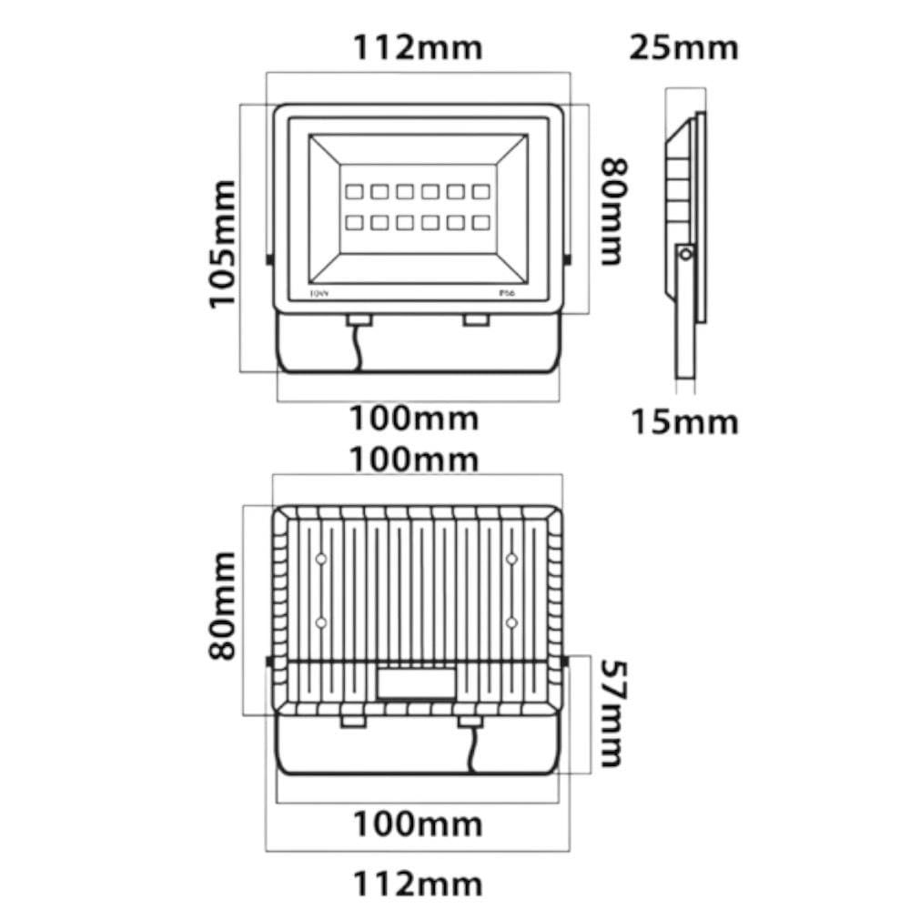 สปอตไลท์ภายนอก LED LUMAX ECOPRO2 10 วัตต์ WARM WHITE