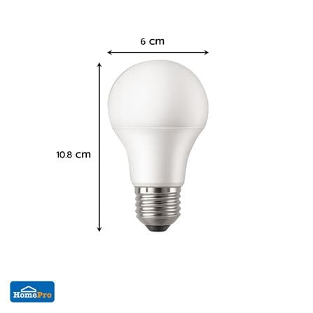 หลอด LED CARINI A60 ECOLIFE2 10 วัตต์ DAYLIGHT E27 (แพ็ก 6 ชิ้น)_1
