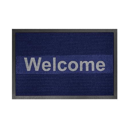 พรมเช็ดเท้าดักฝุ่น KLEEN-TEX KLEEN STEP 45x75 ซม. สี BLUE/GREY_0