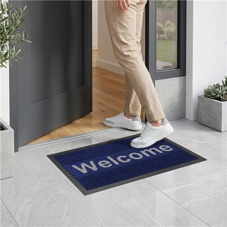 พรมเช็ดเท้าดักฝุ่น KLEEN-TEX KLEEN STEP 45x75 ซม. สี BLUE/GREY_5