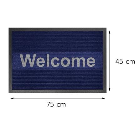 พรมเช็ดเท้าดักฝุ่น KLEEN-TEX KLEEN STEP 45x75 ซม. สี BLUE/GREY_8