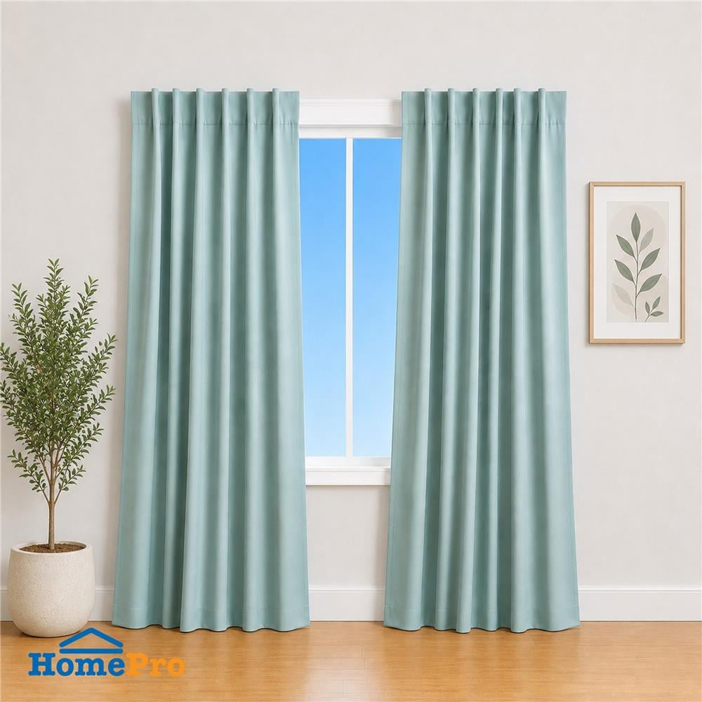 ผ้าม่านซ่อนหู HOME LIVING STYLE MALINE UV 140x220 ซม. สีเขียว