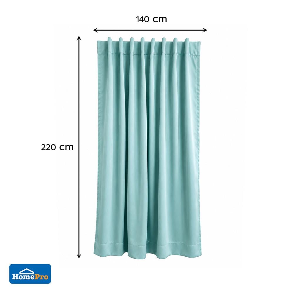 ผ้าม่านซ่อนหู HOME LIVING STYLE MALINE UV 140x220 ซม. สีเขียว