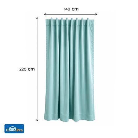 ผ้าม่านซ่อนหู HOME LIVING STYLE MALINE UV 140x220 ซม. สีเขียว_5
