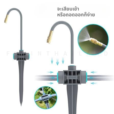 ก้านขาปักสปริงเกอร์ ข้อต่อ 3 ทาง FUJIN 10-15 มม. (แพ็ก 5 ชิ้น)_2