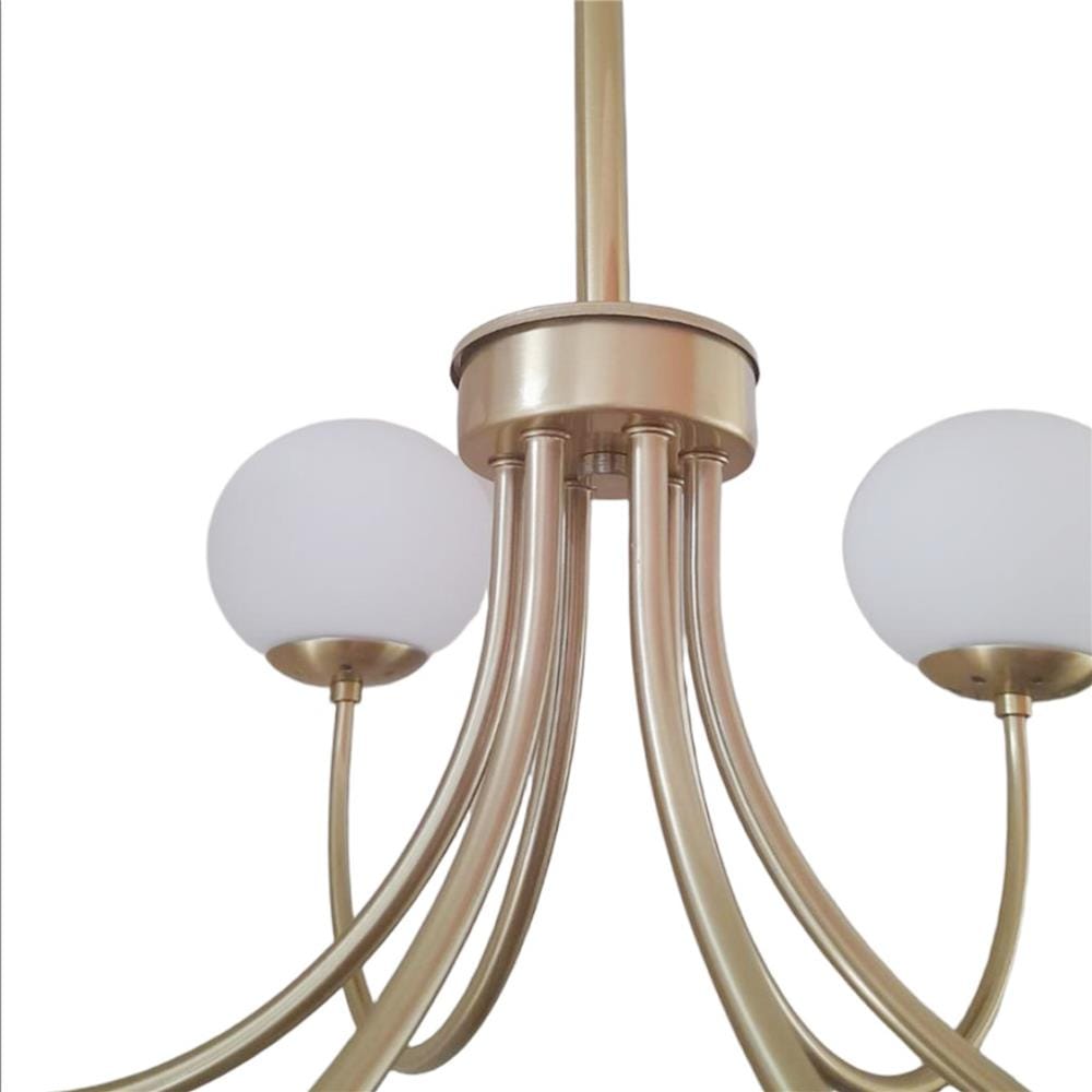 ไฟช่อ NEOLIGHT C493-6GD สีขาว/ทอง 6 หัว