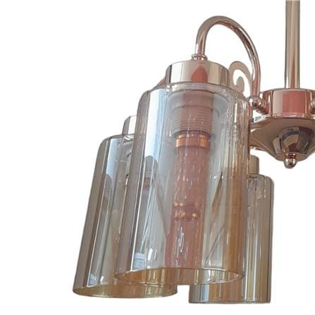 ไฟช่อ NEOLIGHT CS CS6847-6GD สีน้ำตาล/ทอง 6 หัว_1