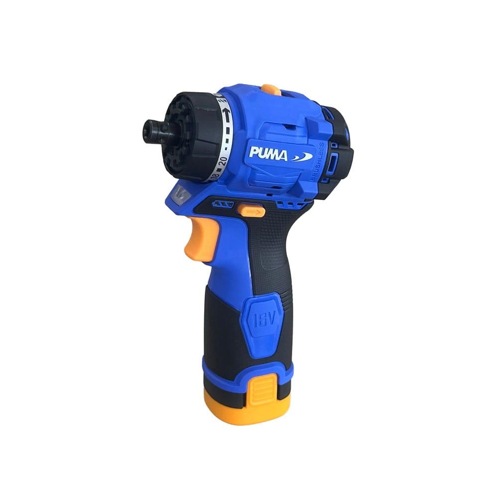 สว่านไขควงไร้สาย (พร้อมแบตเตอรี่)  5in1 PUMA PM-MHD1016BL 16 โวลต์