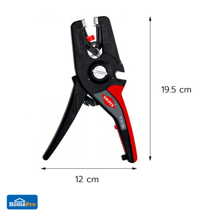 คีมปอกสายไฟอัตโนมัติ KNIPEX 12 52 195 SB_6
