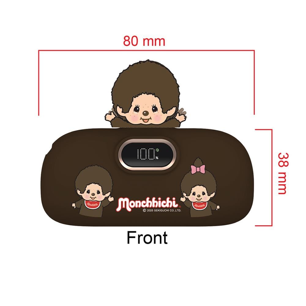 แบตเตอรี่สำรอง AMAZE ONE AMCB002 BOY&GIRL 5000 MAH สีน้ำตาลเข้ม