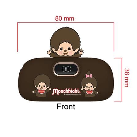แบตเตอรี่สำรอง AMAZE ONE AMCB002 BOY&GIRL 5000 MAH สีน้ำตาลเข้ม_2