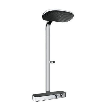 ฝักบัว RAIN SHOWER ผสม TOTO TBW14WC0T สีดำ-โครม_0