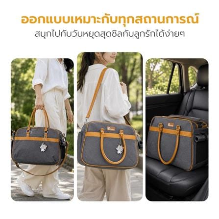 กระเป๋าสัตว์เลี้ยง PETUS 1076 สีเทา_8